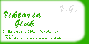 viktoria gluk business card